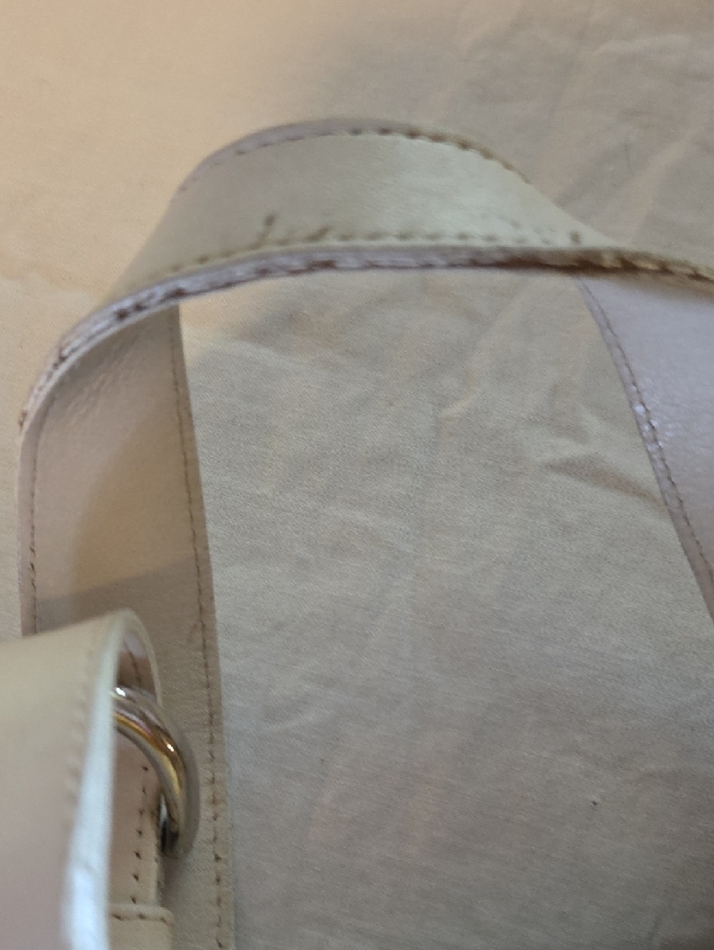 Vintage Coach White Leather Purse - Picture 8 of 10